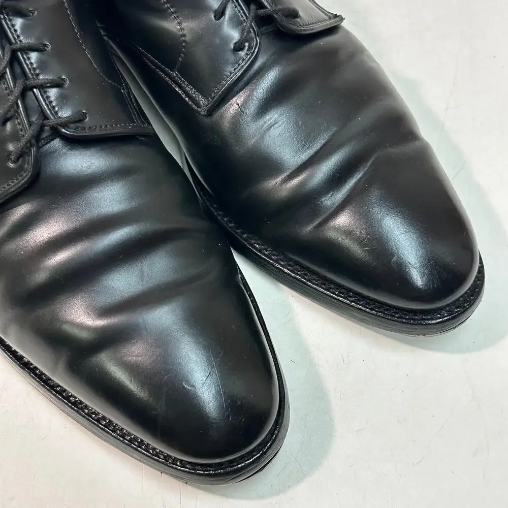 NEW HEELS Crockett & Jones Black Shell Cordovan Derby England UK 10 D US 11 C
